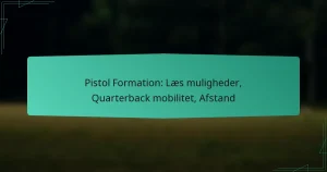 Pistol Formation: Læs muligheder, Quarterback mobilitet, Afstand